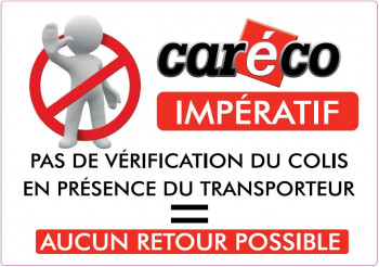Etiquettes Caréco vérification transporteur