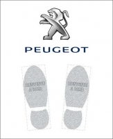 Tapis de sol logo Peugeot